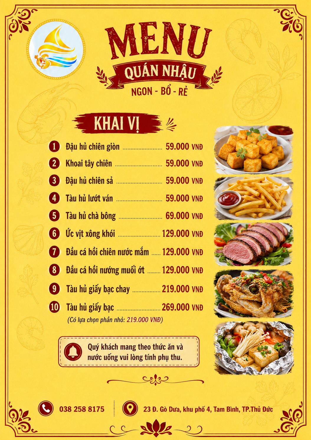 Thực đơn nhà hàng 4