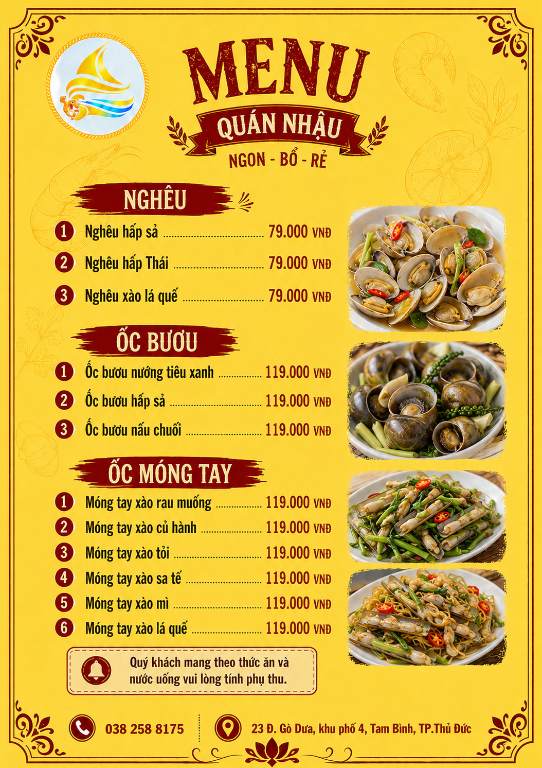 Thực đơn nhà hàng 5