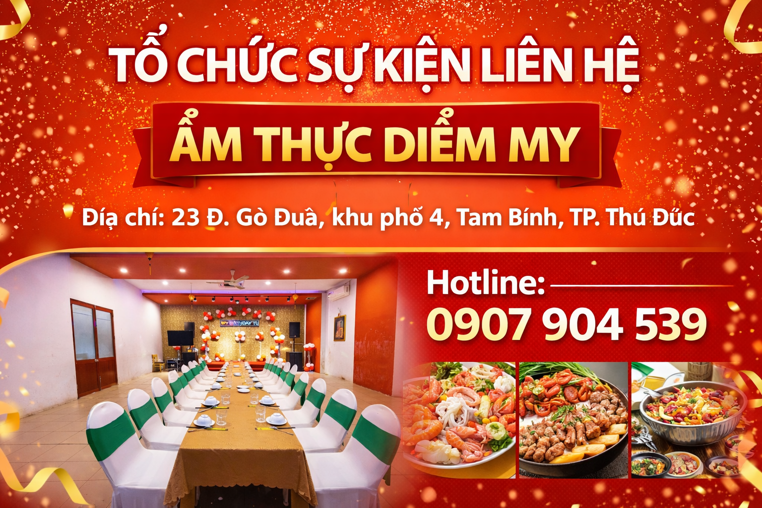 Liên hệ Đặt tiệc